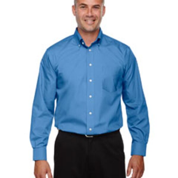 Men's Crown Collection® Tall Solid Broadcloth Woven Shirt Thumbnail
