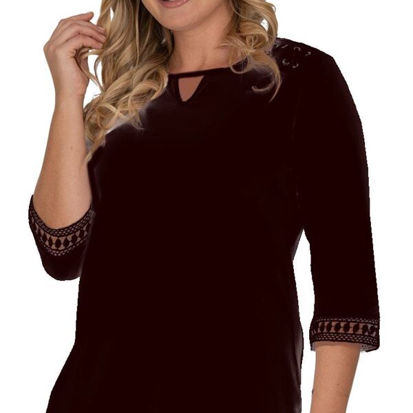 Crochet Tunic with Crisscross on Shoulder Thumbnail