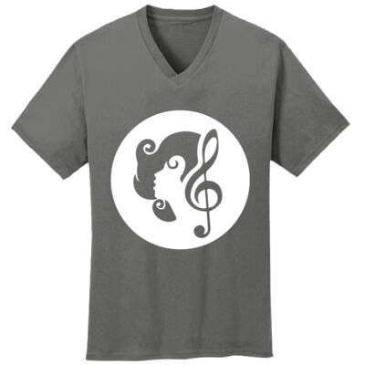 Unisex 100% Cotton V-Neck Tee Thumbnail