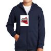 Youth Heavy Blend Full Zip Hooded Sweatshirt Thumbnail