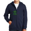 Youth Heavy Blend Full Zip Hooded Sweatshirt Thumbnail