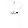 Unisex Jersey Short-Sleeve V-Neck T-Shirt Thumbnail