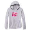 Adult Triblend Full-Zip Fleece Hooded Sweatshirt Thumbnail
