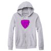 Adult Triblend Full-Zip Fleece Hooded Sweatshirt Thumbnail