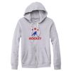 Adult Triblend Full-Zip Fleece Hooded Sweatshirt Thumbnail