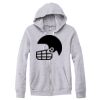 Adult Triblend Full-Zip Fleece Hooded Sweatshirt Thumbnail