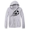 Adult Triblend Full-Zip Fleece Hooded Sweatshirt Thumbnail