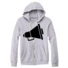 Adult Triblend Full-Zip Fleece Hooded Sweatshirt Thumbnail