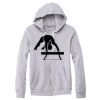 Adult Triblend Full-Zip Fleece Hooded Sweatshirt Thumbnail