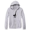 Adult Triblend Full-Zip Fleece Hooded Sweatshirt Thumbnail