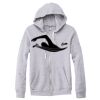 Adult Triblend Full-Zip Fleece Hooded Sweatshirt Thumbnail