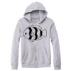 Adult Triblend Full-Zip Fleece Hooded Sweatshirt Thumbnail