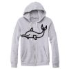 Adult Triblend Full-Zip Fleece Hooded Sweatshirt Thumbnail