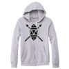 Adult Triblend Full-Zip Fleece Hooded Sweatshirt Thumbnail