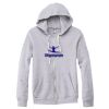 Adult Triblend Full-Zip Fleece Hooded Sweatshirt Thumbnail