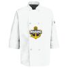 Button Chef Coat with Thermometer Pocket Thumbnail