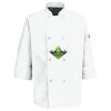 Button Chef Coat with Thermometer Pocket Thumbnail