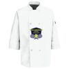 Button Chef Coat with Thermometer Pocket Thumbnail