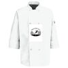 Button Chef Coat with Thermometer Pocket Thumbnail