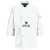 Button Chef Coat with Thermometer Pocket Thumbnail