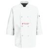 Button Chef Coat with Thermometer Pocket Thumbnail