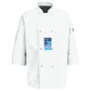 Button Chef Coat with Thermometer Pocket Thumbnail