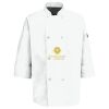 Button Chef Coat with Thermometer Pocket Thumbnail