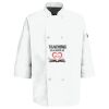 Button Chef Coat with Thermometer Pocket Thumbnail