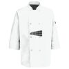 Button Chef Coat with Thermometer Pocket Thumbnail