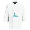 Button Chef Coat with Thermometer Pocket Thumbnail