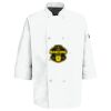 Button Chef Coat with Thermometer Pocket Thumbnail