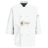 Button Chef Coat with Thermometer Pocket Thumbnail