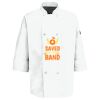 Button Chef Coat with Thermometer Pocket Thumbnail