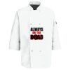 Button Chef Coat with Thermometer Pocket Thumbnail
