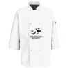 Button Chef Coat with Thermometer Pocket Thumbnail