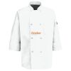 Button Chef Coat with Thermometer Pocket Thumbnail