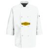 Button Chef Coat with Thermometer Pocket Thumbnail