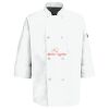 Button Chef Coat with Thermometer Pocket Thumbnail