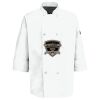 Button Chef Coat with Thermometer Pocket Thumbnail
