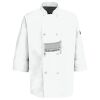 Button Chef Coat with Thermometer Pocket Thumbnail