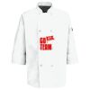 Button Chef Coat with Thermometer Pocket Thumbnail