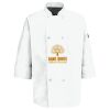 Button Chef Coat with Thermometer Pocket Thumbnail
