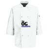 Button Chef Coat with Thermometer Pocket Thumbnail