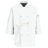 Button Chef Coat with Thermometer Pocket Thumbnail