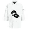 Button Chef Coat with Thermometer Pocket Thumbnail
