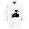Button Chef Coat with Thermometer Pocket Thumbnail