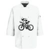Button Chef Coat with Thermometer Pocket Thumbnail