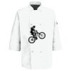 Button Chef Coat with Thermometer Pocket Thumbnail