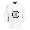 Button Chef Coat with Thermometer Pocket Thumbnail