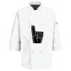 Button Chef Coat with Thermometer Pocket Thumbnail